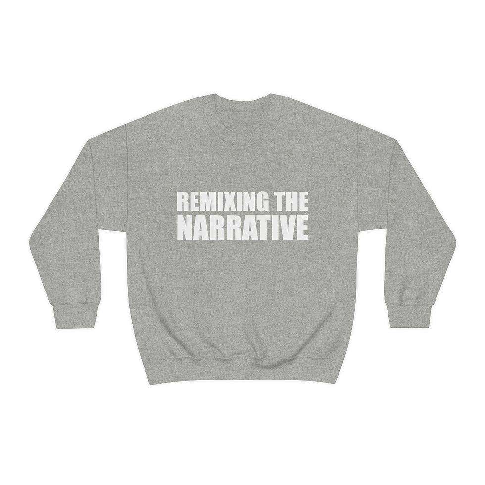 Thumbnail: "Remixing the Narrative" Heavy Blend™ Crewneck Sweatshirt