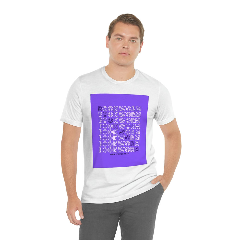 Thumbnail: "Bookworm" Unisex Jersey Short Sleeve Tee