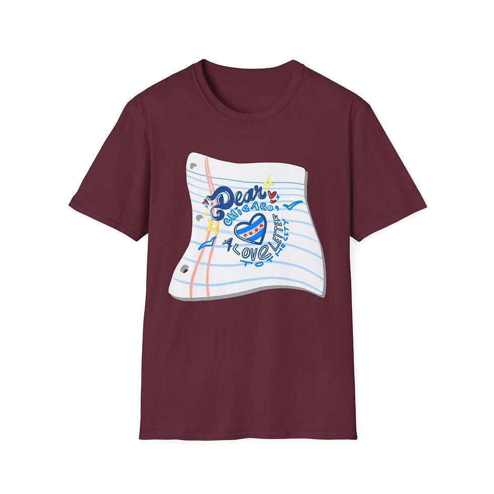 Thumbnail: Dear Chicago: A Love Letter to the City T-Shirt