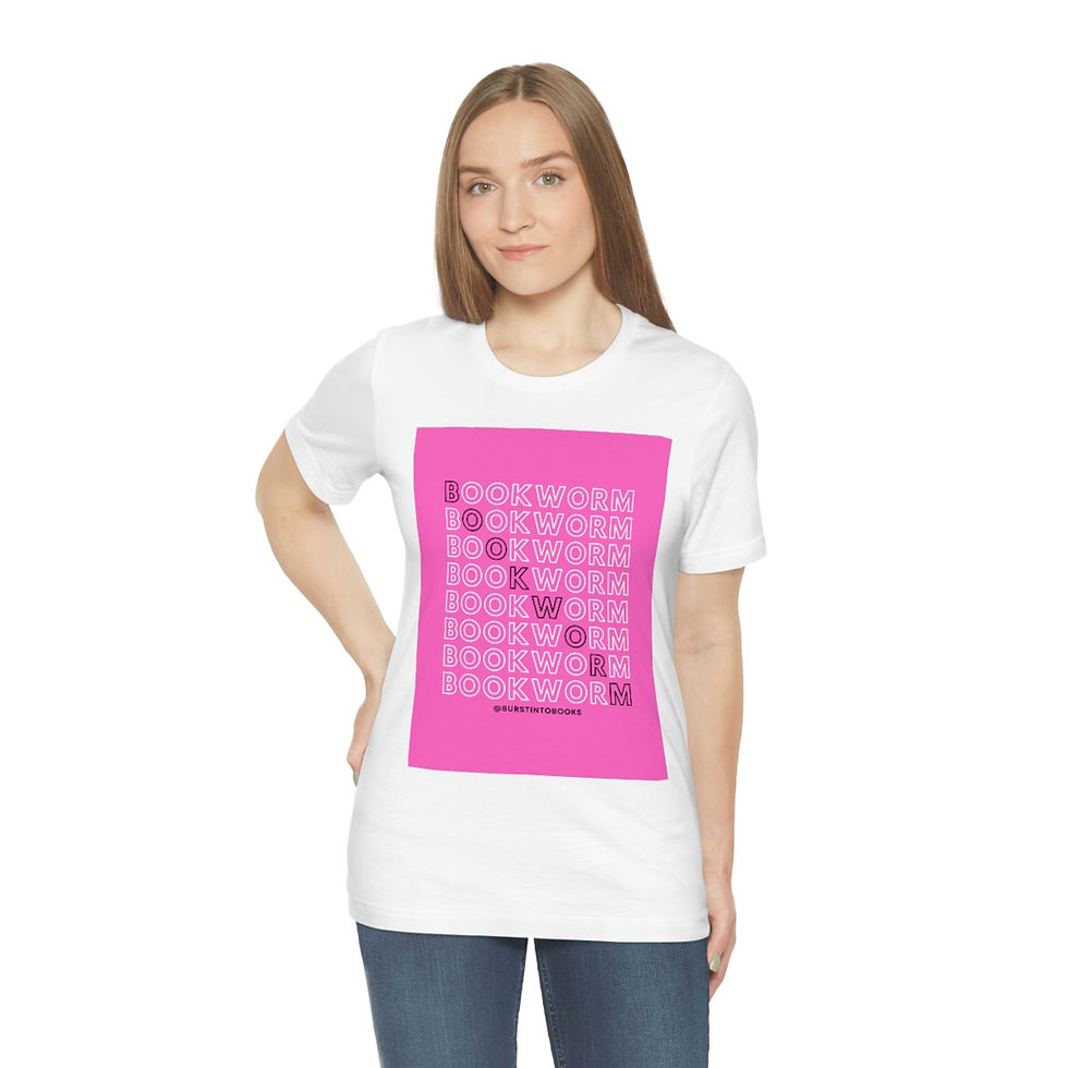Thumbnail: "Bookworm" Unisex Jersey Short Sleeve Tee