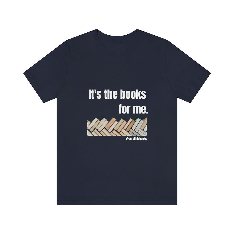 Thumbnail: "It's the books for me" T-shirt (White)