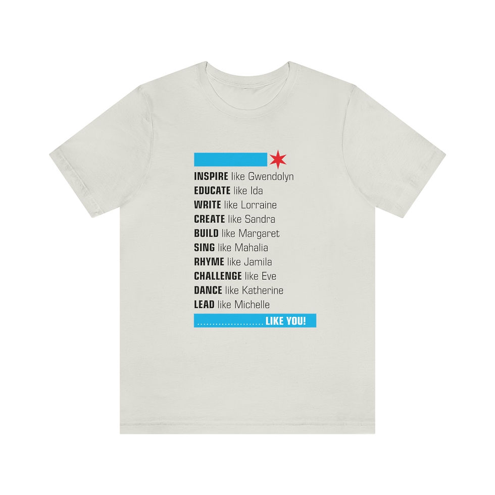 Thumbnail: "Like You" Tee - Black/Blue/Red (Chicago's Literary Queens Pt. 1)