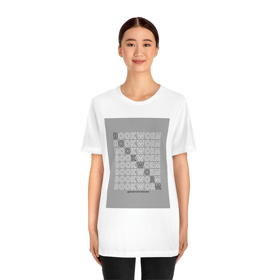Thumbnail: "Bookworm" Unisex Jersey Short Sleeve Tee