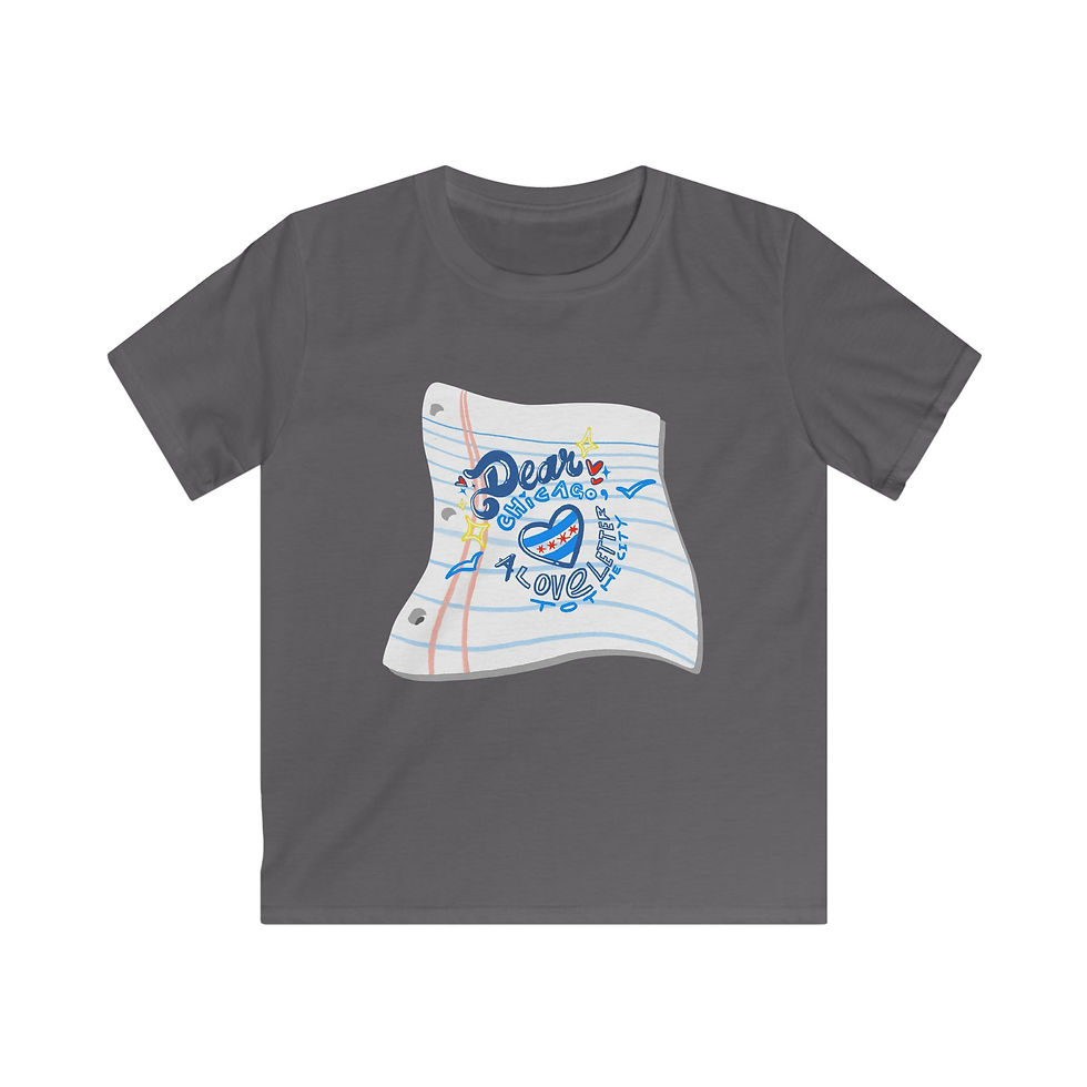 Thumbnail: Kids T-Shirt: Dear Chicago: A Love Letter to the City
