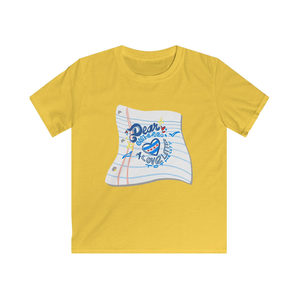 Thumbnail: Kids T-Shirt: Dear Chicago: A Love Letter to the City
