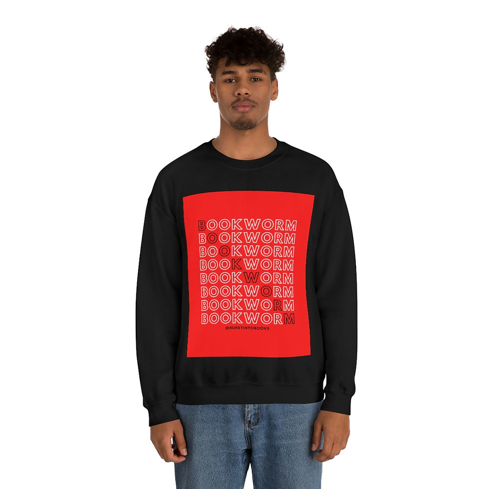 Thumbnail: "Bookworm" Unisex Heavy Blend™ Crewneck Sweatshirt