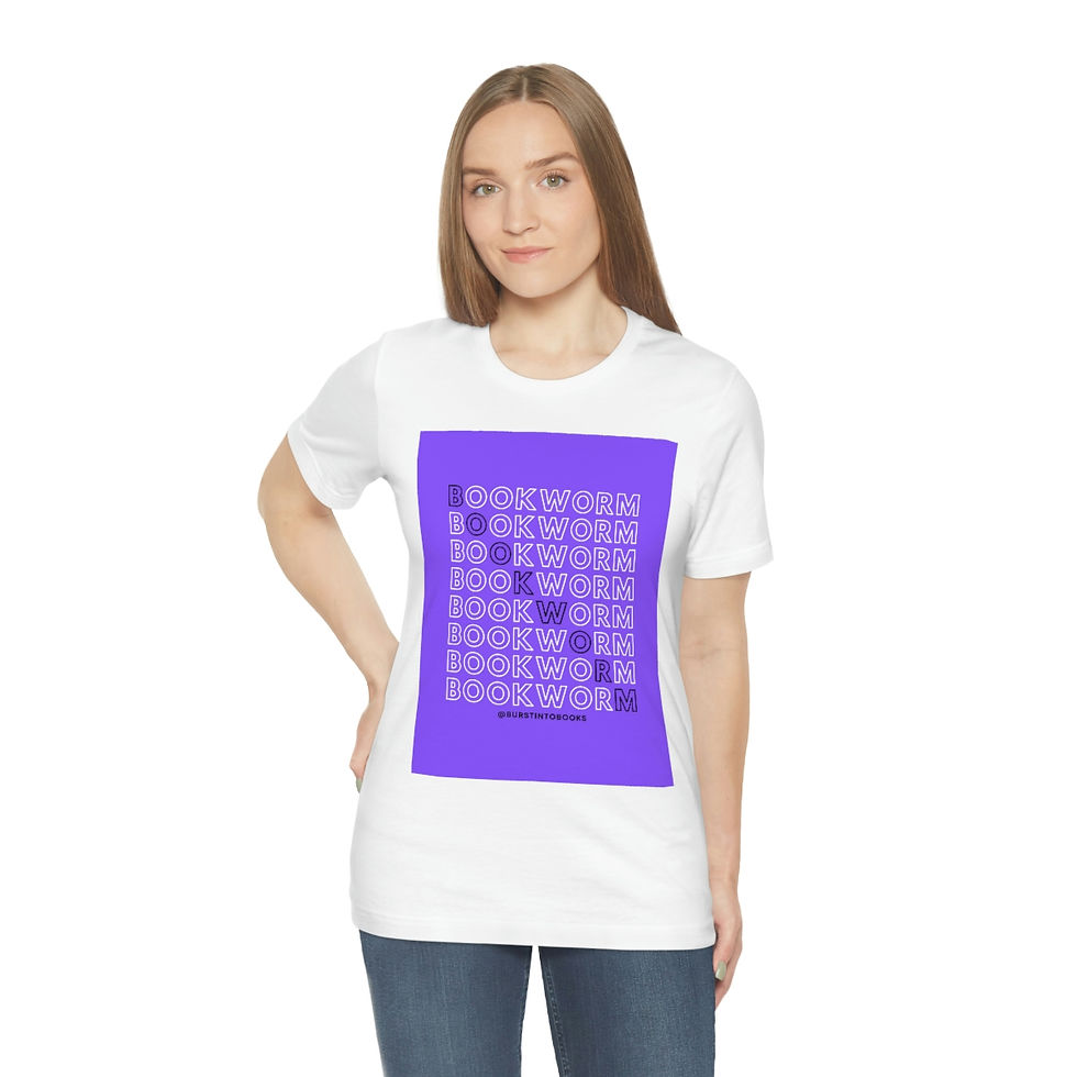 Thumbnail: "Bookworm" Unisex Jersey Short Sleeve Tee