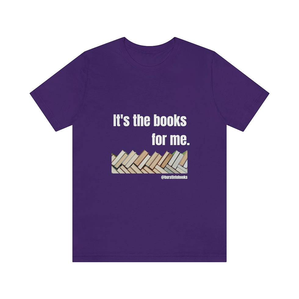 Thumbnail: "It's the books for me" T-shirt (White)