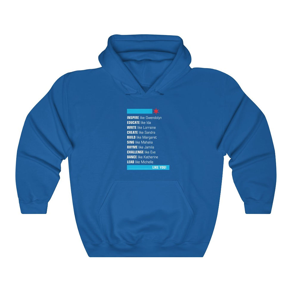 Thumbnail: "Like You" Heavy Blend™ Hooded Sweatshirt (Chicago's Literary Queens Pt. 1)