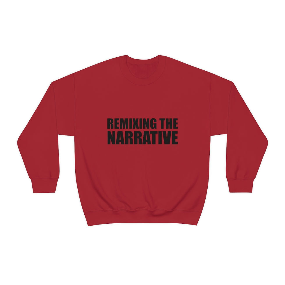 Thumbnail: "Remixing the Narrative" Heavy Blend™ Crewneck Sweatshirt