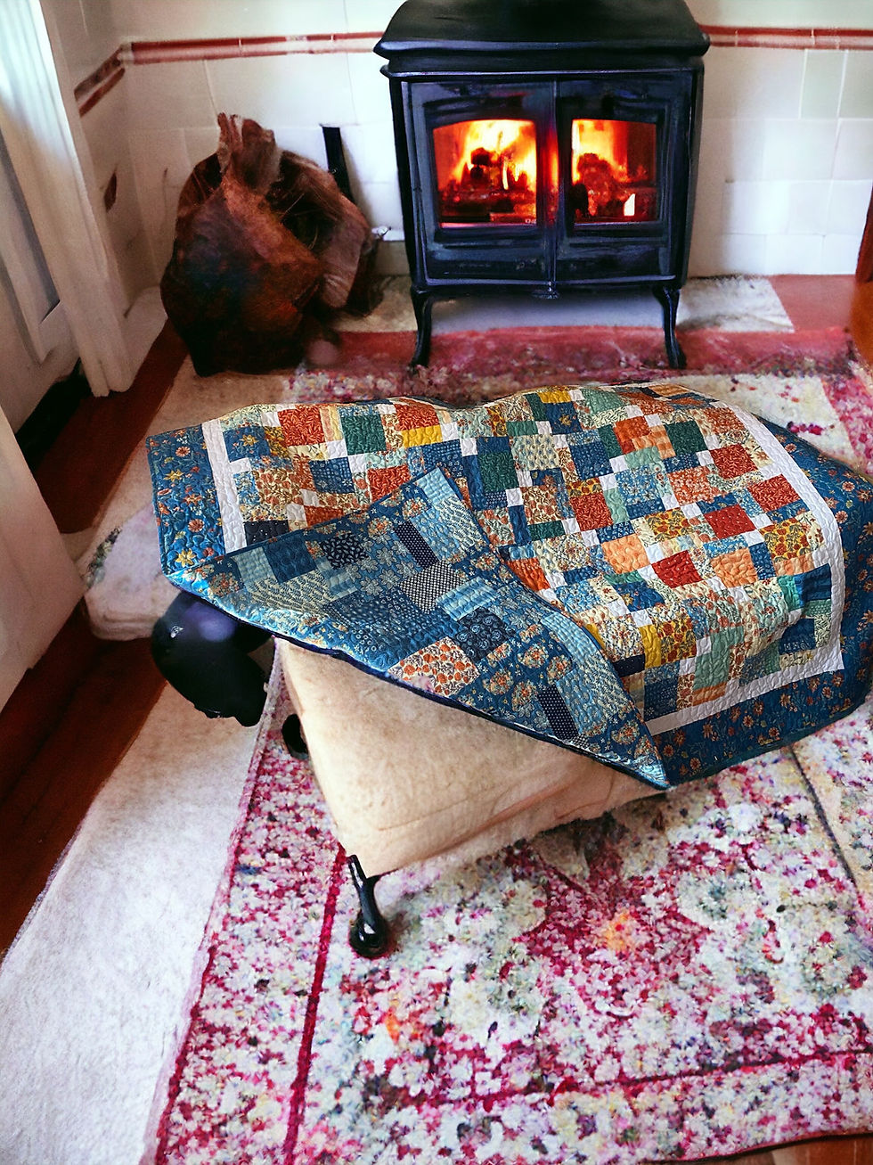 Thumbnail: Scrappy Quilt