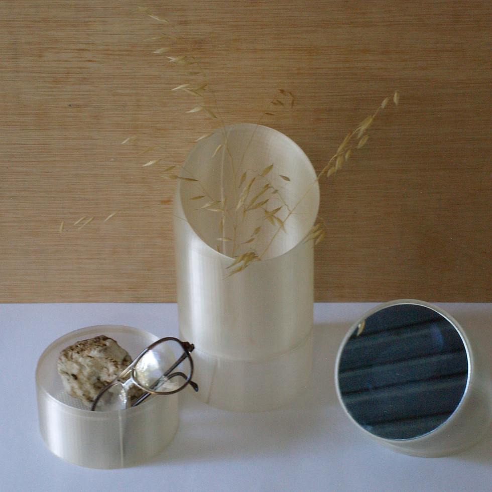 Miniatura: Mirror Periscope Semi Translucid