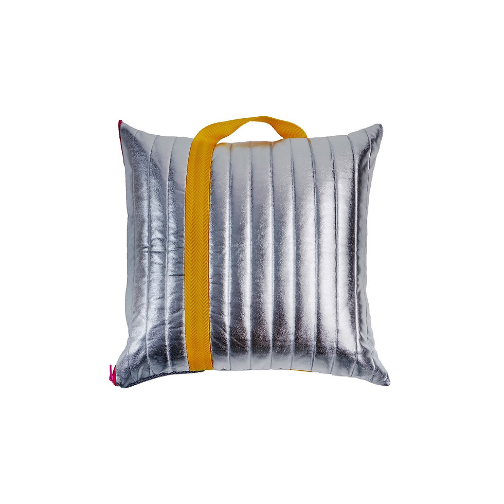 Miniatura: Silver In Transit cushion