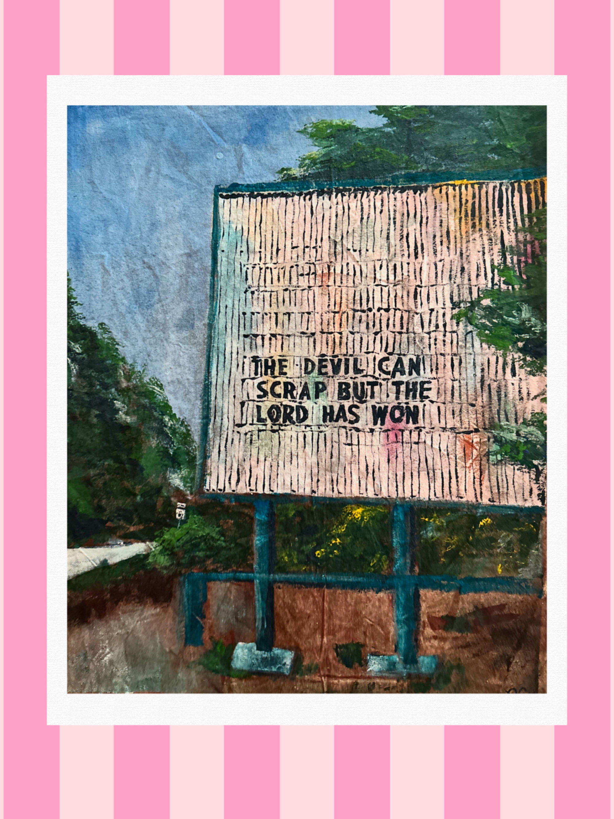 LORD HAS WON poster