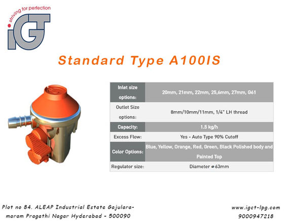 Lpg Regulator | Ipg Gas Regulator | Safe Gas Regulator