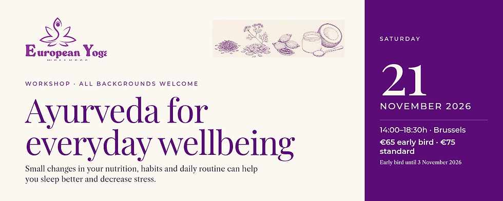 Ayurveda for everyday wellbeing