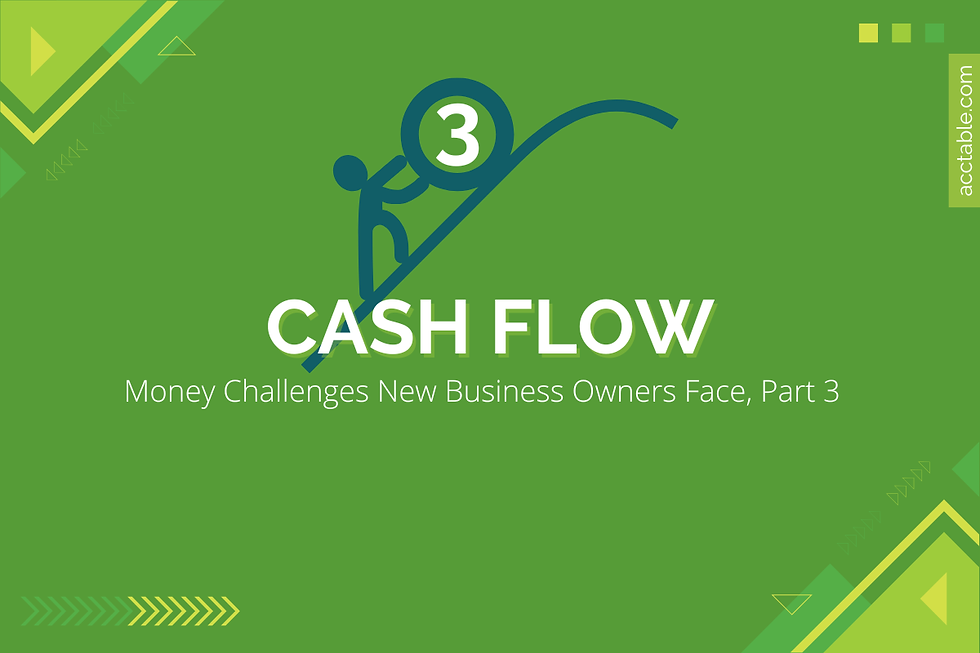 Money challenges for business owners: cash flow