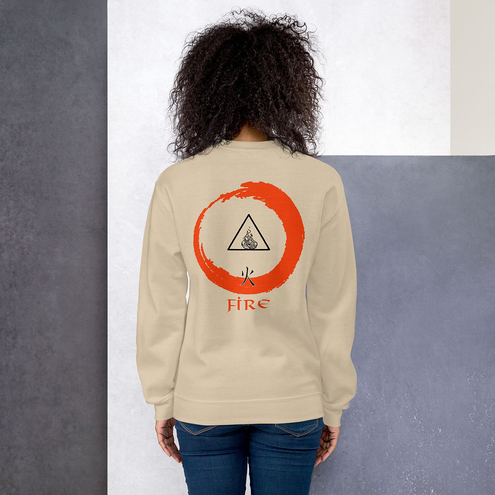 Thumbnail: Zen Fire Unisex Sweatshirt