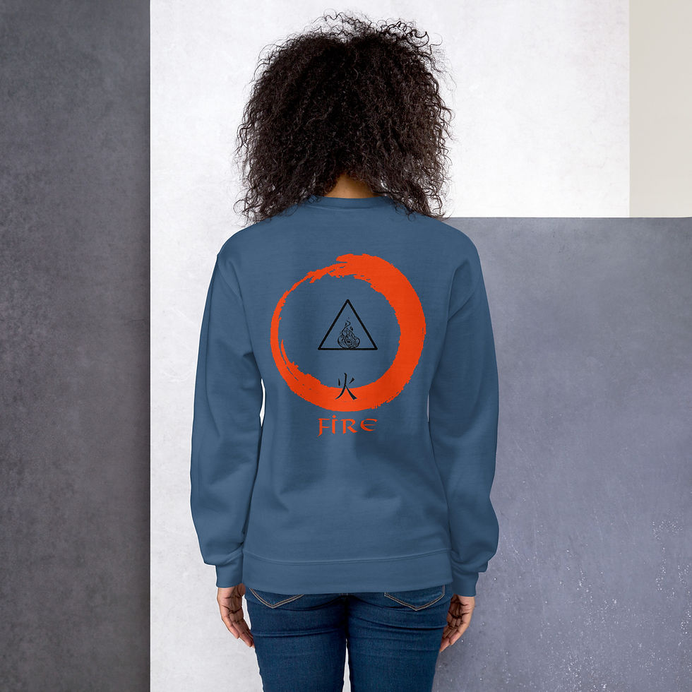 Thumbnail: Zen Fire Unisex Sweatshirt