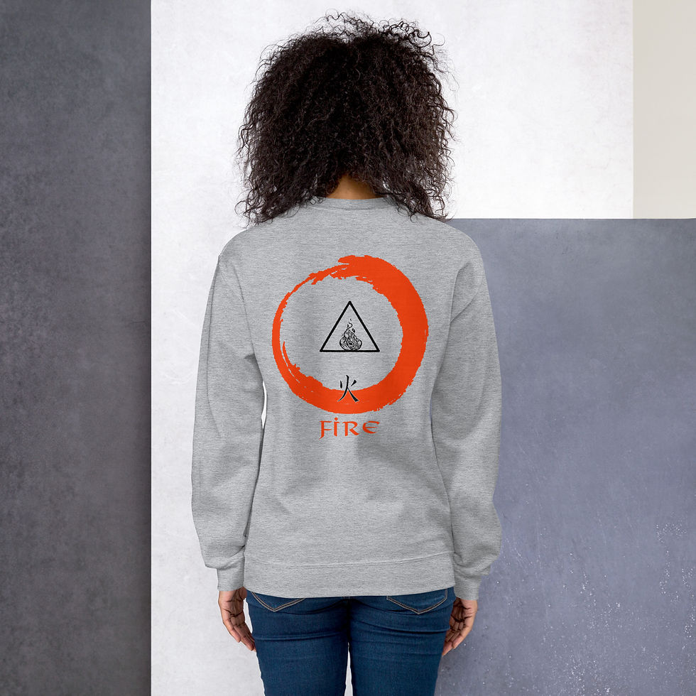 Thumbnail: Zen Fire Unisex Sweatshirt