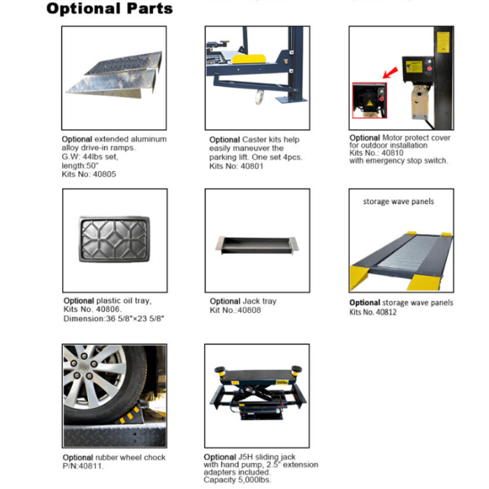Thumbnail: AMGO 4-Post Vehicle Storage Lift – 8,000 lb Capacity | 408-HP