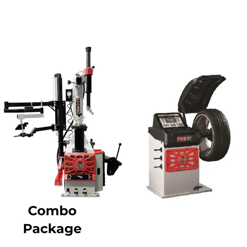 Atlas Platinum PTC400 + PWB50 Tire Changer and Wheel Balancer Combo