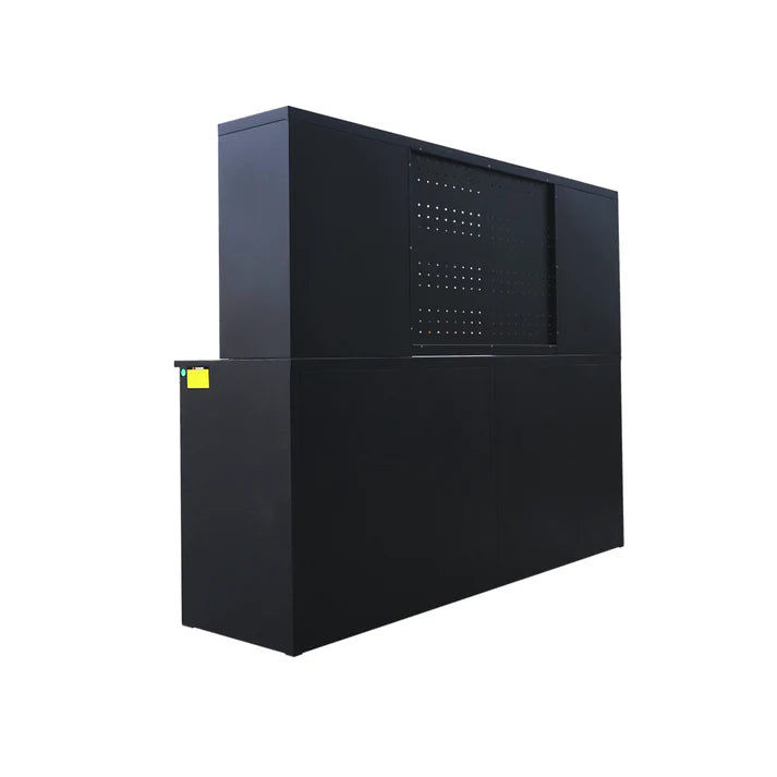Thumbnail: Chery Industrial 7ft Garage Workbench Cabinet with Pegboard, 18 Drawers, 4 Cabin
