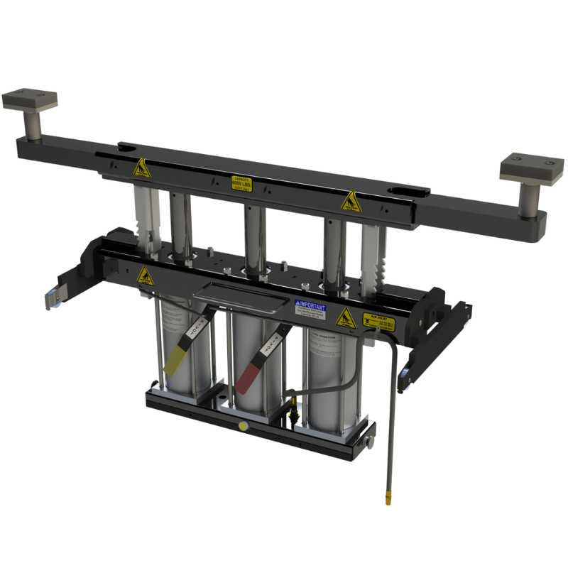 QSP RJ-8000 8,000 lb. Capacity Pneumatic Pivoting Rolling Jack