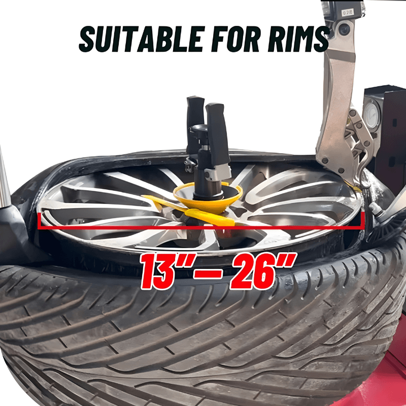 Thumbnail: KATOOL KT-T880 Center Post Tire Changer + KT-B700 Wheel Balancer Combo