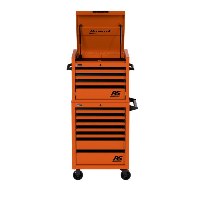 Thumbnail: Homak 27" RS Pro 11-Drawer Combo - 4-Drawer Top Chest + 7-Drawer Roller Cabinet