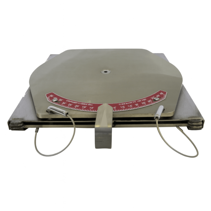 QSP 25-130-P Stainless Steel Medium-Duty Turnplates with Pointer