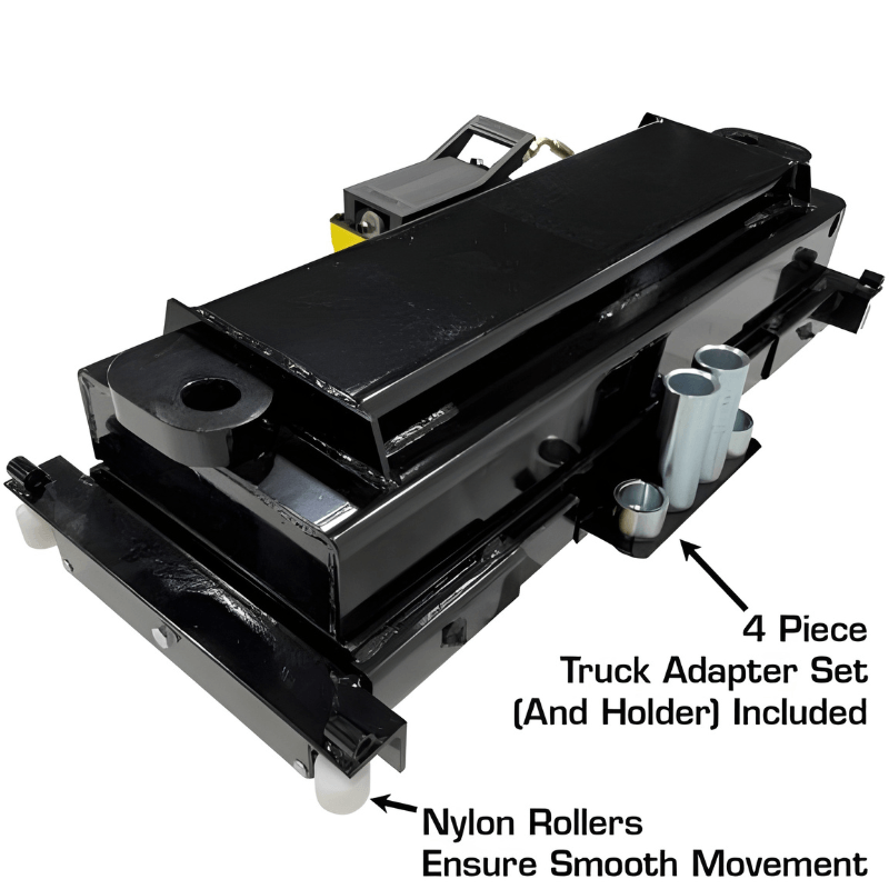 Atlas Apex 9, 9,000 lb 4 Post Lift with (2) RJ45A Rolling Jack Combo