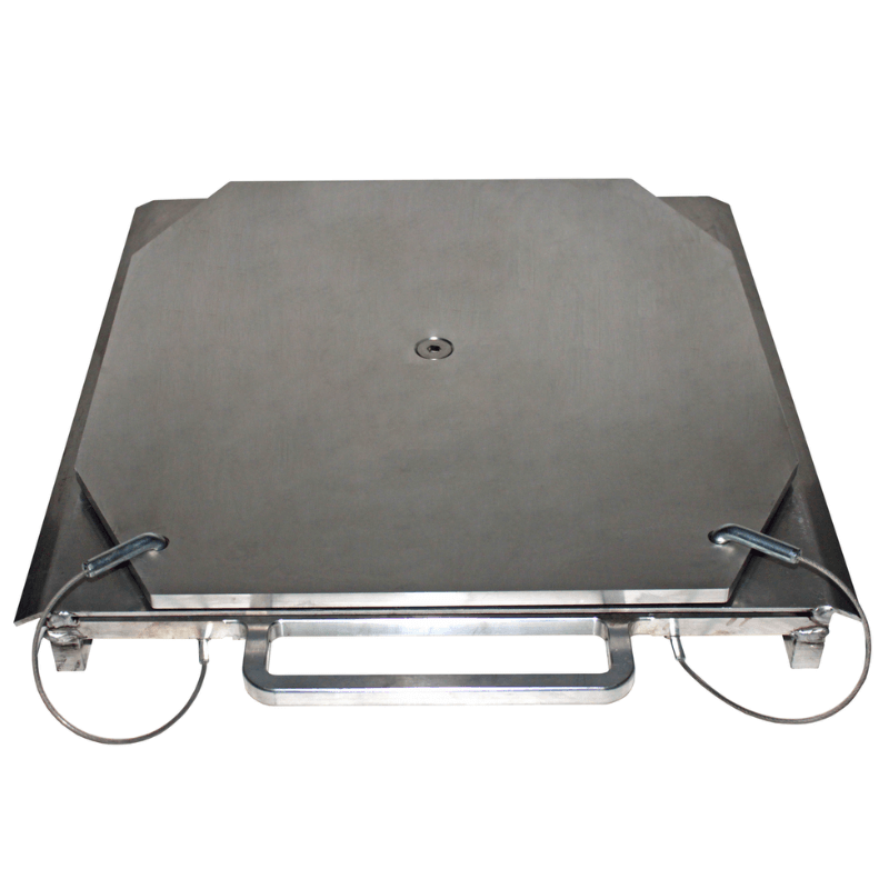 QSP 25-24-S Stainless Steel Heavy-Duty Truck Turn Plates with Handle