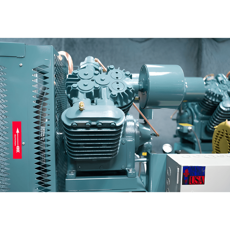 Thumbnail: Saylor-Beall X-451520-FP 200 Gallon Performance Package Air Compressor - Duplex