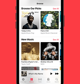 Customized promotion for Apple Music success