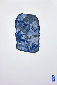 French artist, art contemporain, art collectionneur, currator, art, painting, collage, indigo, encre sur papier, French drawing, French painter, art gallery, French Korean art, Korean inspiration, French culture, Korean culture, art commission, collage papier