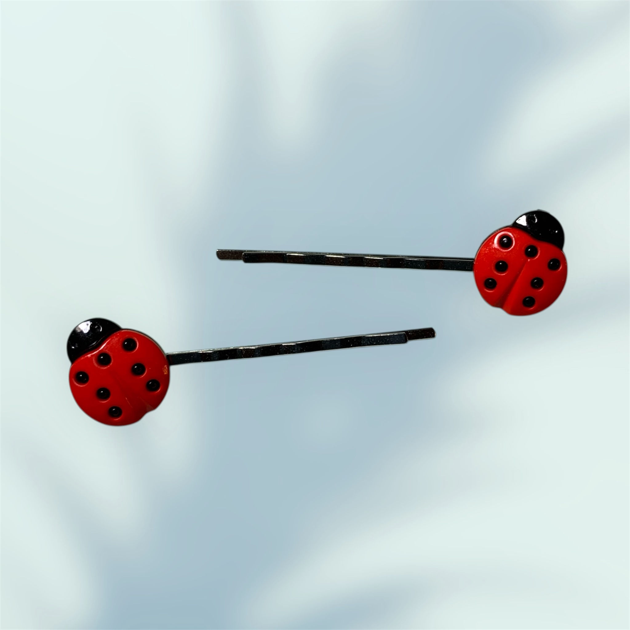 LadyBug Bobby Pins