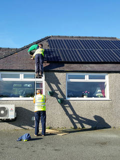 Solar panel installation