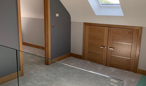 Decorated loft conversion