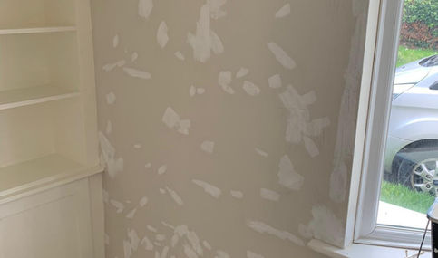 Prepping wall for decorating