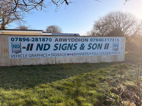 ND Signs and son banner