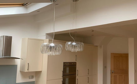 Redecorated kitchen extension