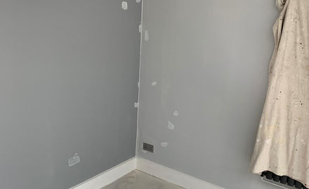 Grey painted walls