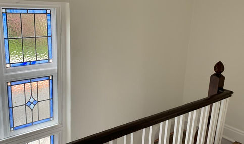 Bright clean decorated hallway