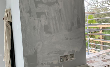 Preparing walls for decorating