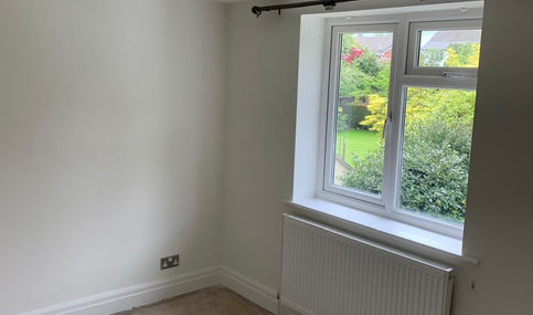Painting and detailing round window