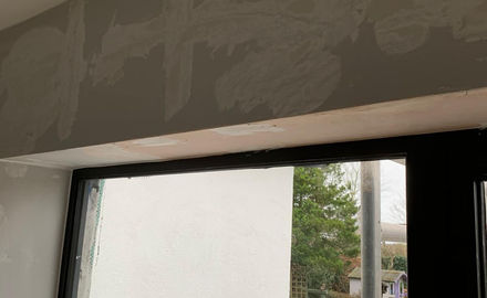 Prepping walls ready for decorating