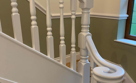 Close up of paint detailing