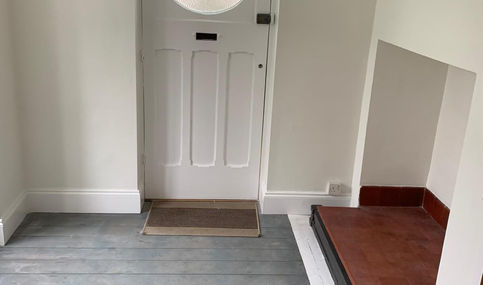 Redecorated entrance hall