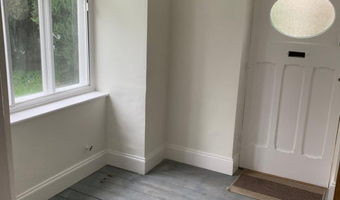 House being redecorated